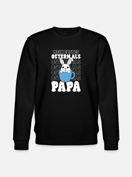 Easter Bunny in Mug Dad - Stanley/Stella CHANGER Unisex Organic Sweatshirt - black