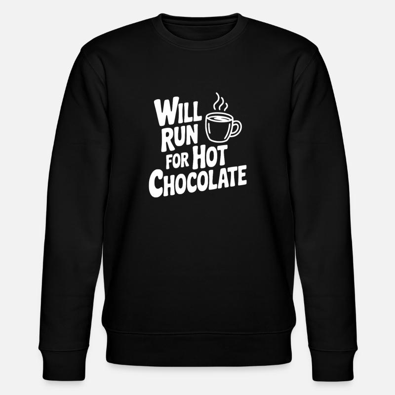 Courra pour le chocolat chaud - Sweat bio CHANGER Stanley/Stella Unisexe - noir