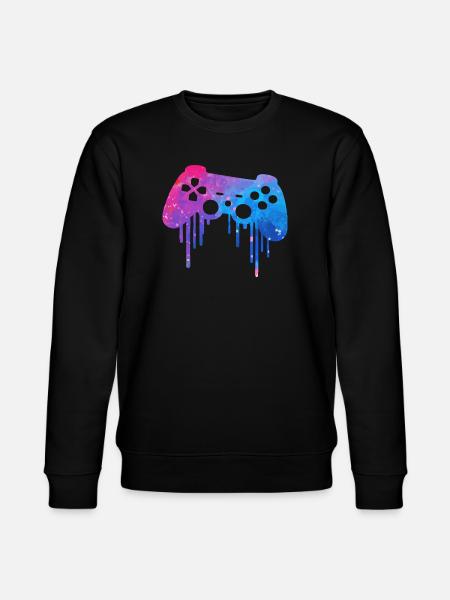Gaming Splash - Stanley/Stella CHANGER Unisex Organic Sweatshirt - black