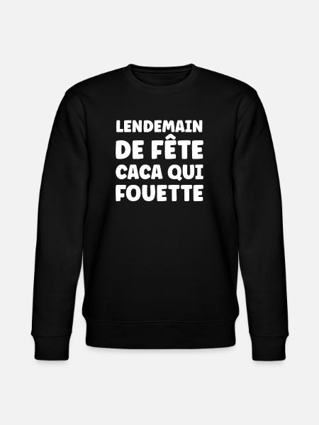Lettrage audacieux après fête - Sweat bio CHANGER Stanley/Stella Unisexe - noir
