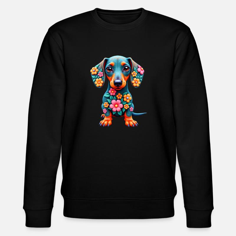 Dackel Dachshund Tekel - Stanley/Stella Unisex Bio-Sweatshirt CHANGER  - Schwarz