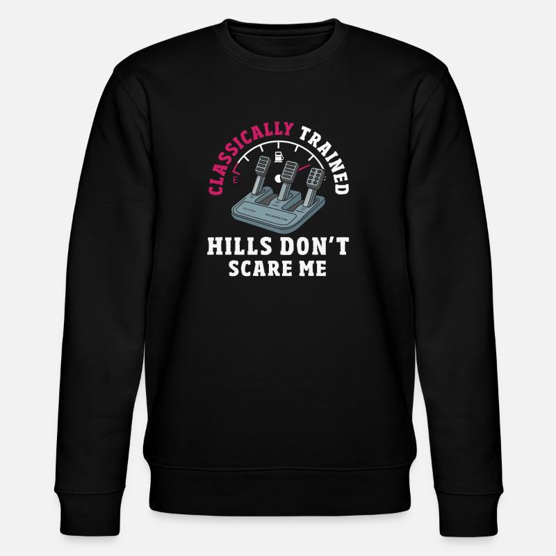 Manuelles Auto, Klassisch Ausgebildeter - Stanley/Stella Unisex Bio-Sweatshirt CHANGER - Schwarz
