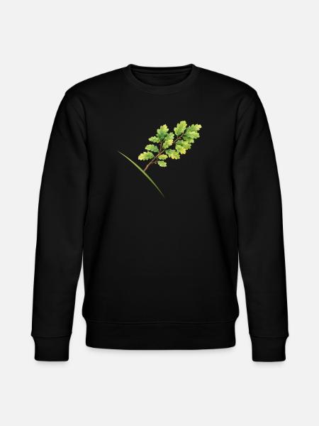 Leaf Branch Oak - Aquarelle - Sweat bio CHANGER Stanley/Stella Unisexe - noir
