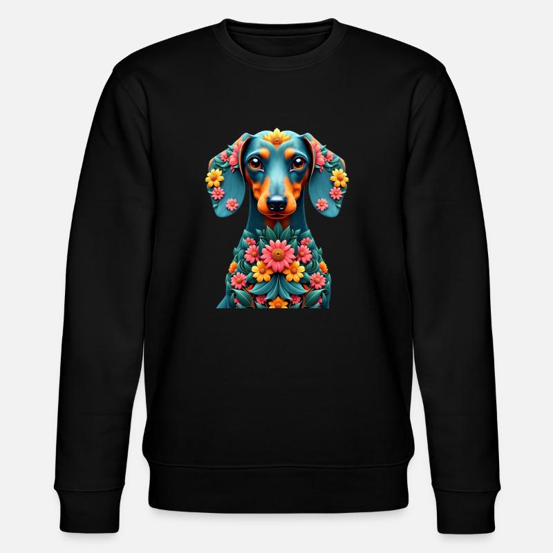 Dackel Dachshund Tekel - Stanley/Stella Unisex Bio-Sweatshirt CHANGER  - Schwarz