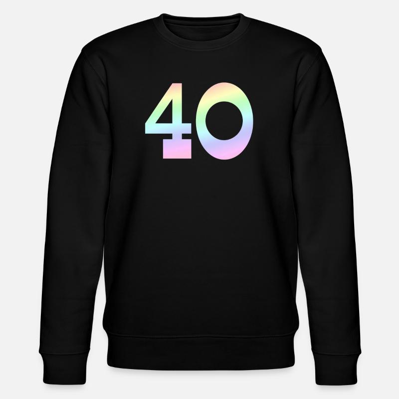 40 couleurs pastel - Sweat bio CHANGER Stanley/Stella Unisexe - noir