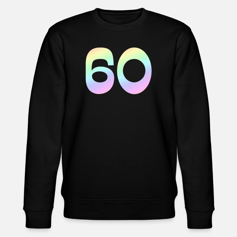 60, Gradient, Pastel - Stanley/Stella CHANGER Unisex Organic Sweatshirt - black
