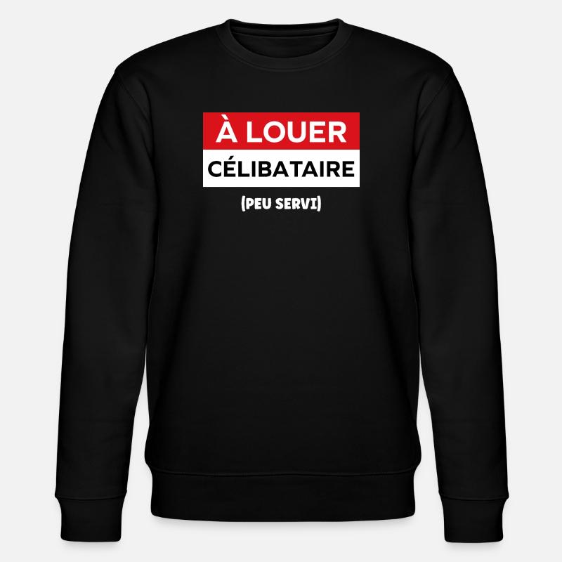 célibataire - Sweat bio CHANGER Stanley/Stella Unisexe - noir