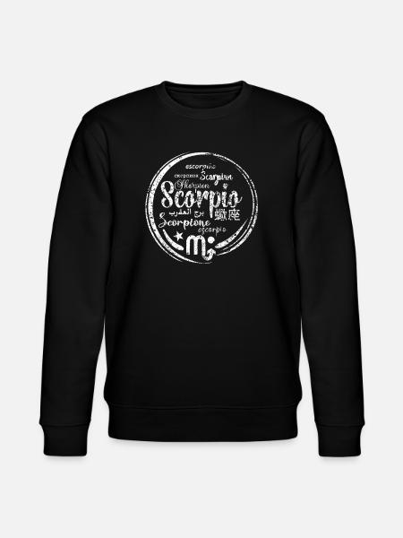 Skorpion-Sternzeichen des Horoskops - Stanley/Stella Unisex Bio-Sweatshirt CHANGER - Schwarz