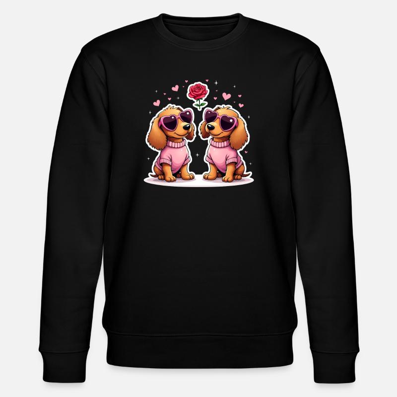 Dackel teckel teckel tekel - Sweat bio CHANGER Stanley/Stella Unisexe - noir