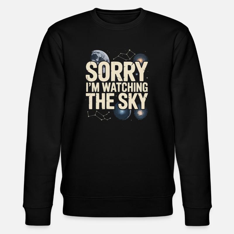 Astronomer Galaxy Outerspace Universe Astronomy - Stanley/Stella CHANGER Unisex Organic Sweatshirt - black