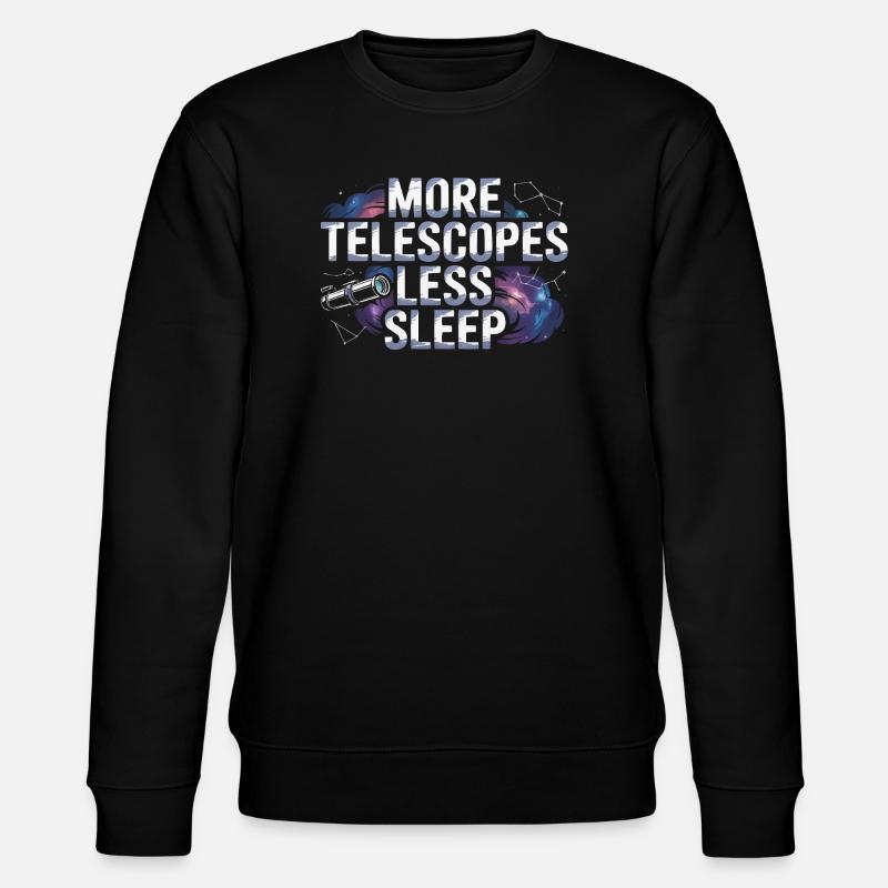 Astronom Galaxy Outerspace Universe Astronomie - Stanley/Stella Unisex Bio-Sweatshirt CHANGER  - Schwarz