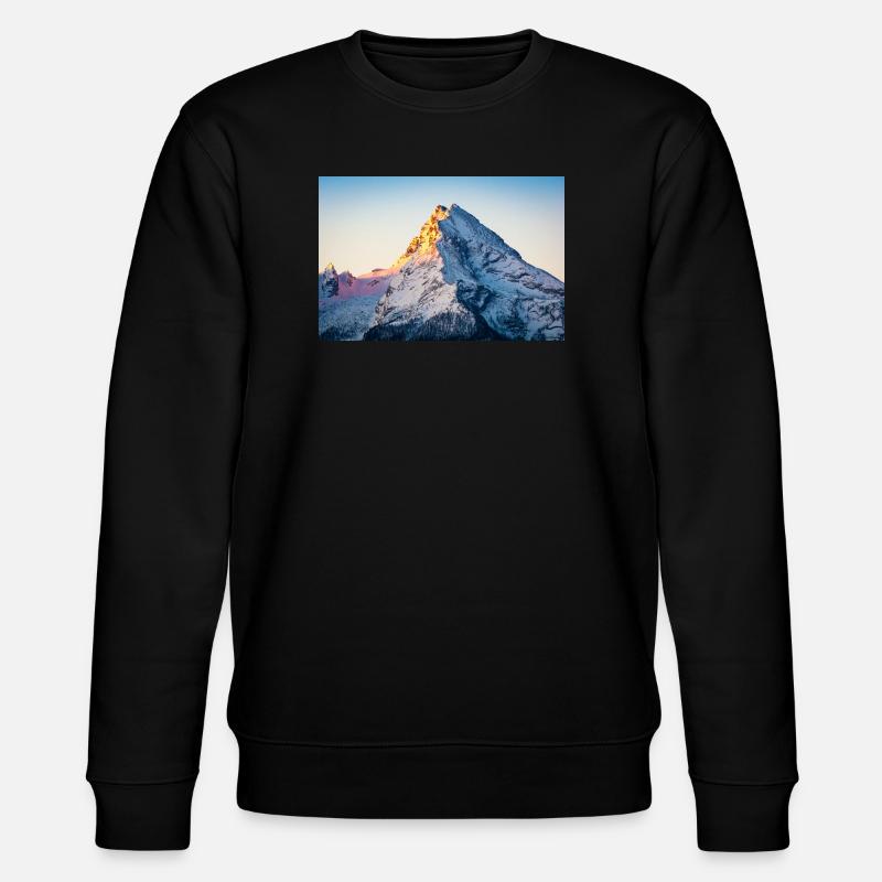 Watzmann au lever du soleil - Sweat bio CHANGER Stanley/Stella Unisexe - noir