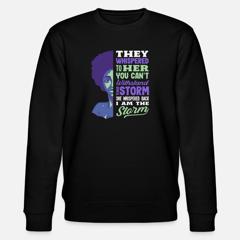 Mois de l’histoire des Noirs Afrocentrique - Sweat bio CHANGER Stanley/Stella Unisexe - noir