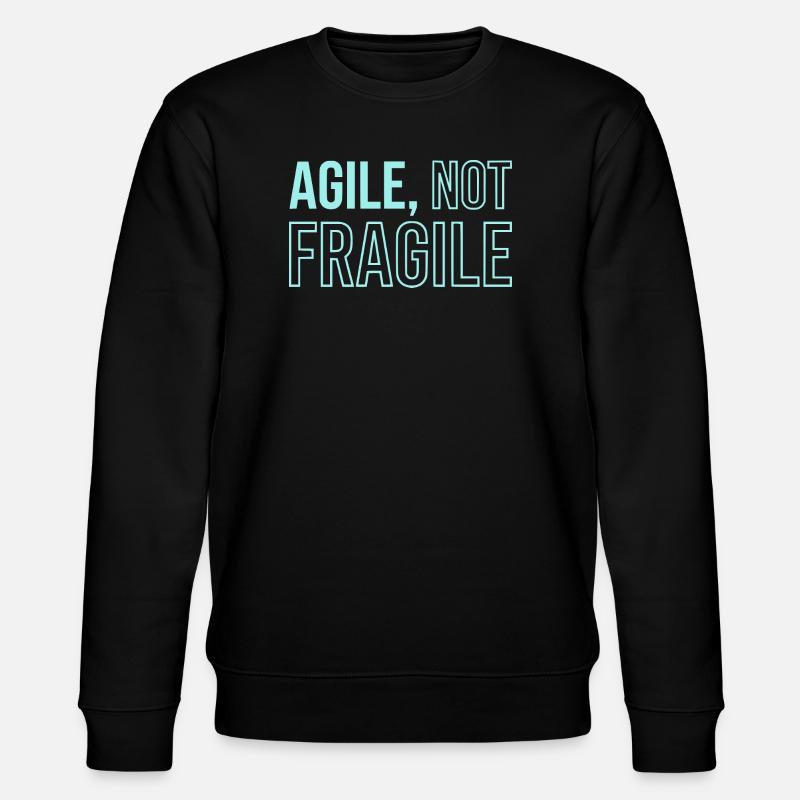 Agile Development, Scrum Coach Shirt  - Stanley/Stella Unisex Bio-Sweatshirt CHANGER  - Schwarz