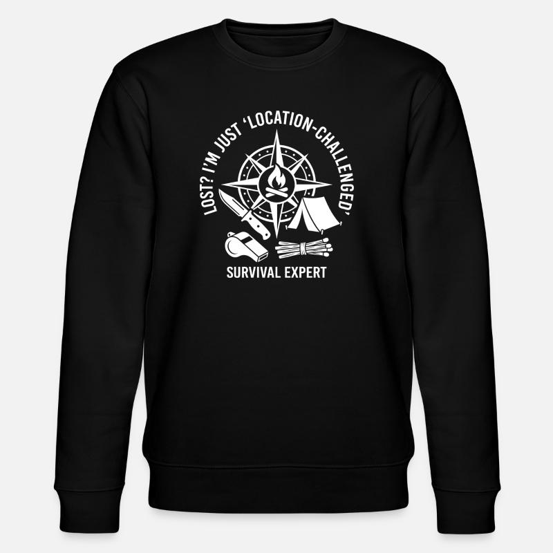 Survie en disant Compass Fire - Sweat bio CHANGER Stanley/Stella Unisexe - noir