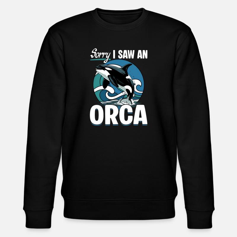 Orca drôle - Sweat bio CHANGER Stanley/Stella Unisexe - noir