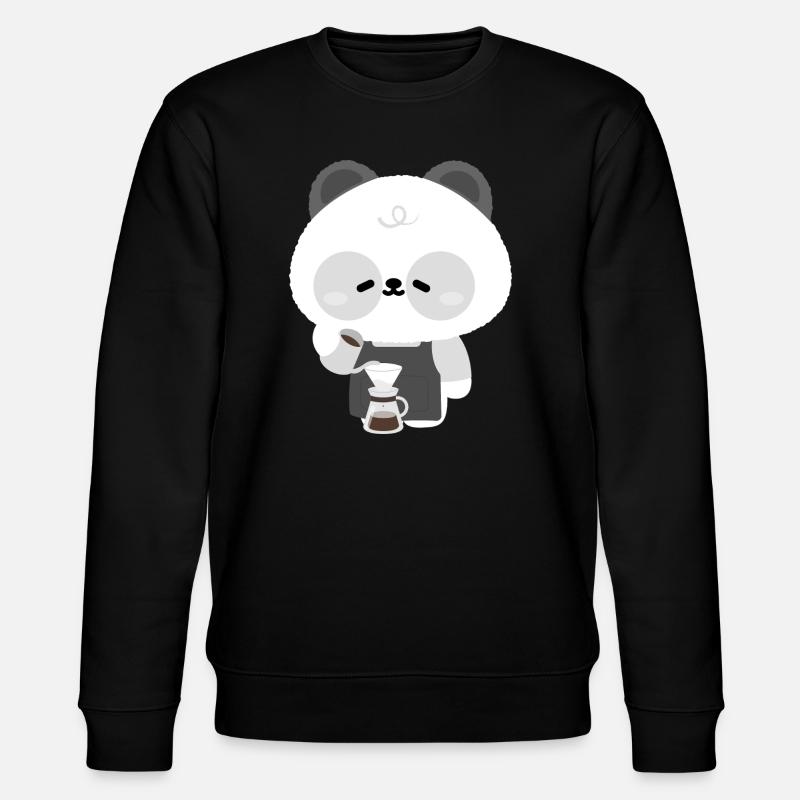 Panda Barista Coffee Brew - Sweat bio CHANGER Stanley/Stella Unisexe - noir