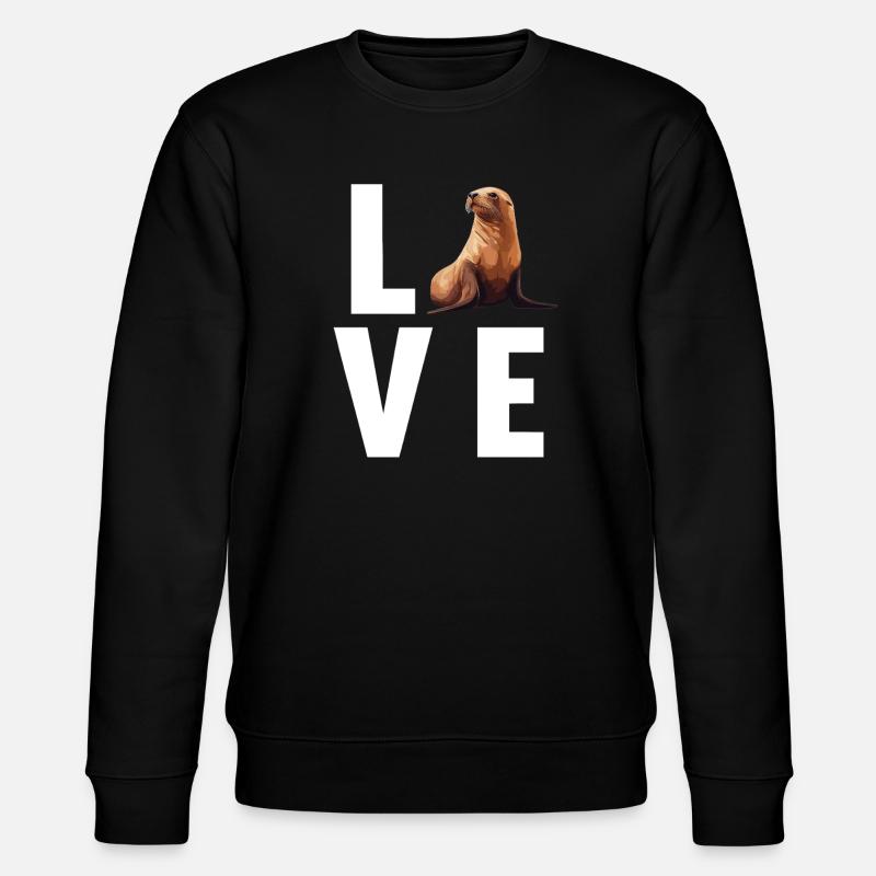 Lions de mer Lion de mer - Sweat bio CHANGER Stanley/Stella Unisexe - noir