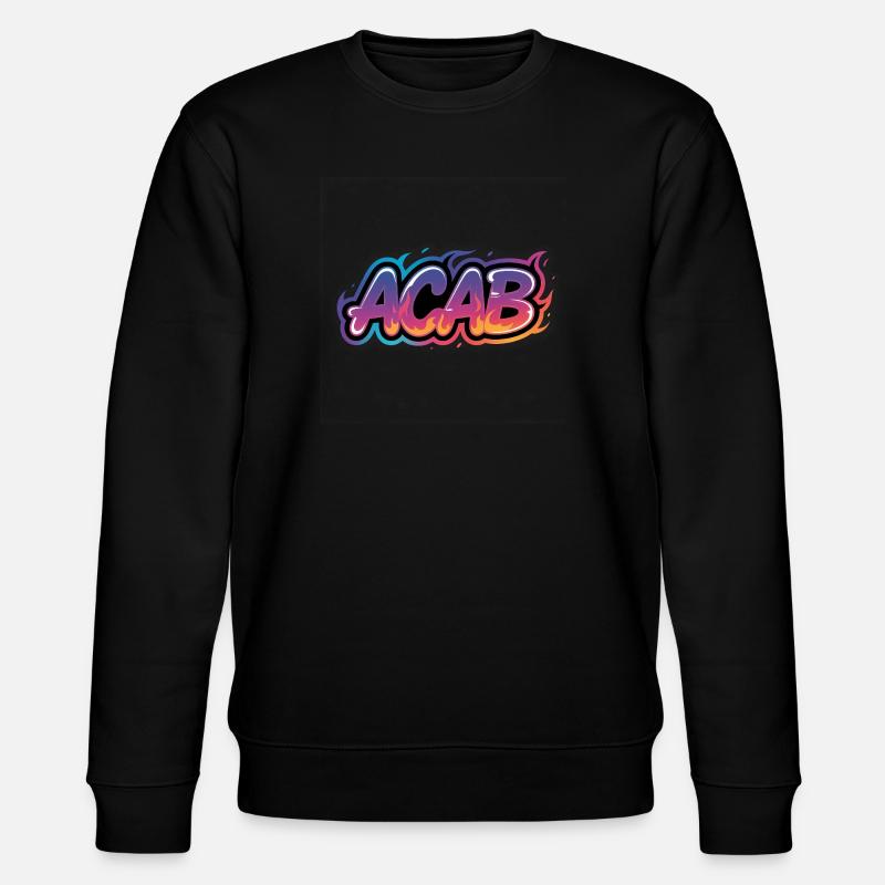 ACAB – Anti-Cops-Tee - Stanley/Stella Unisex Bio-Sweatshirt CHANGER  - Schwarz