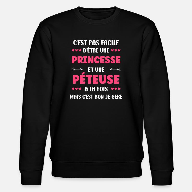 péteuse - Sweat bio CHANGER Stanley/Stella Unisexe - noir