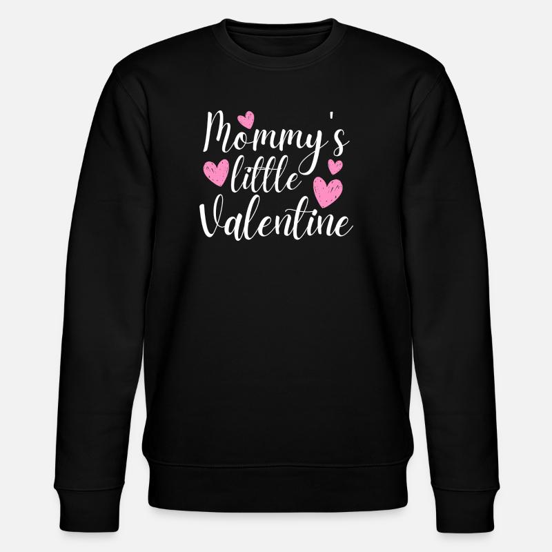 Mamas kleiner Valentin - Stanley/Stella Unisex Bio-Sweatshirt CHANGER  - Schwarz