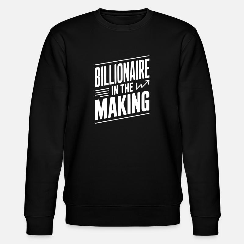 Milliardär in der Entstehung - Stanley/Stella Unisex Bio-Sweatshirt CHANGER - Schwarz