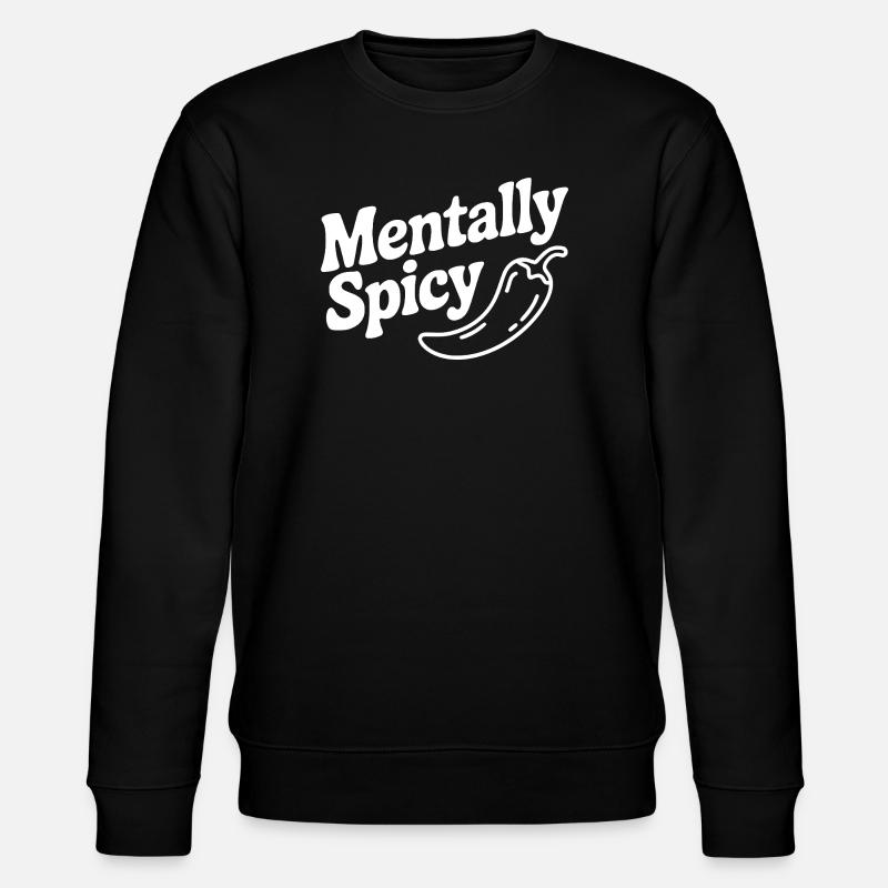 Mental scharf - Stanley/Stella Unisex Bio-Sweatshirt CHANGER  - Schwarz