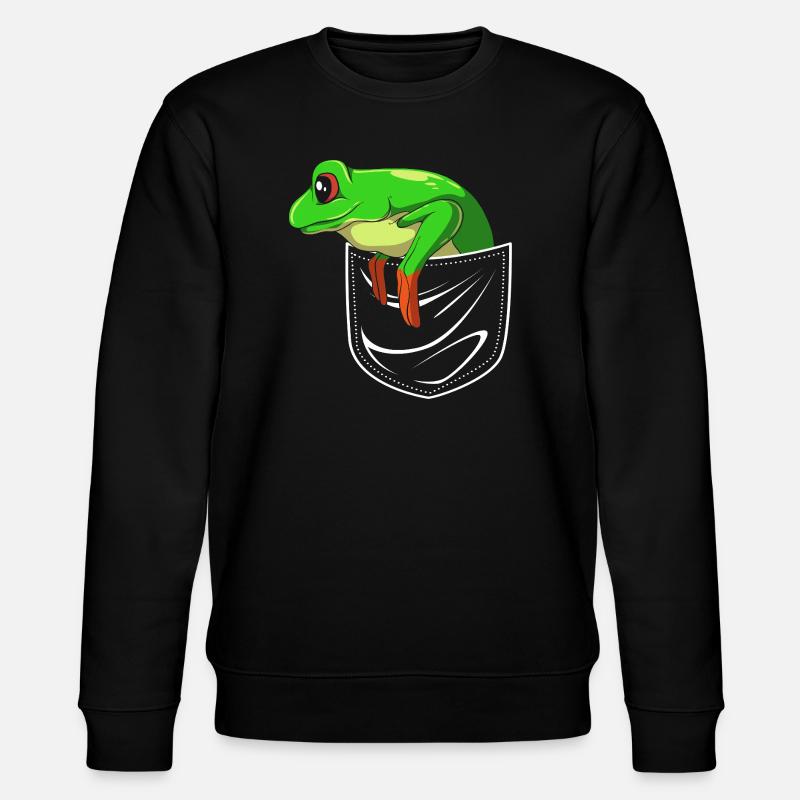 Frog Tree Frog - Stanley/Stella CHANGER Unisex Organic Sweatshirt - black