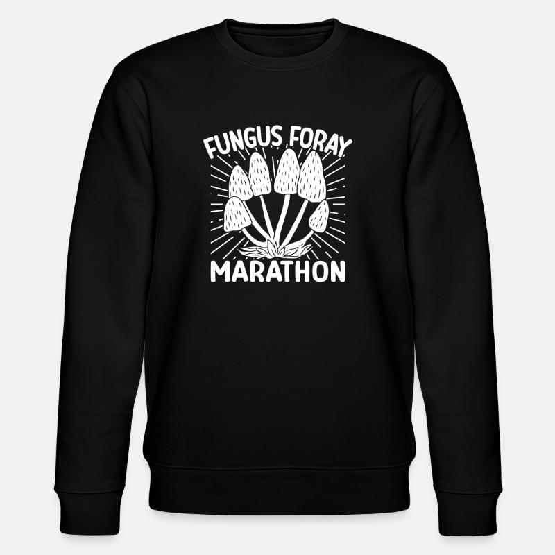 Champignon Marathon Champignon Morille - Sweat bio CHANGER Stanley/Stella Unisexe - noir