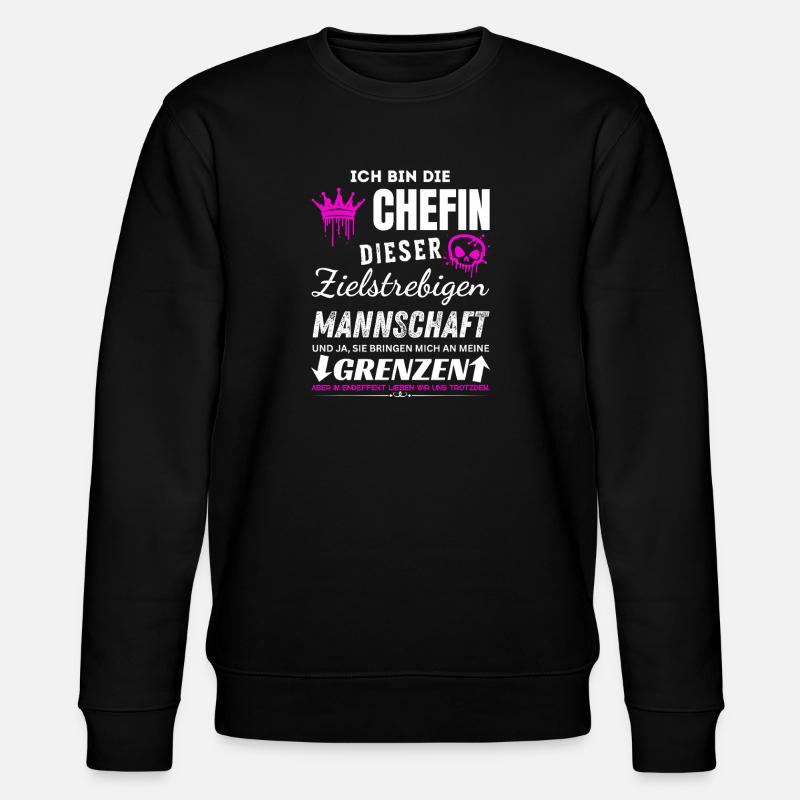 Cadeaux d’équipe déterminés par le patron - Sweat bio CHANGER Stanley/Stella Unisexe - noir