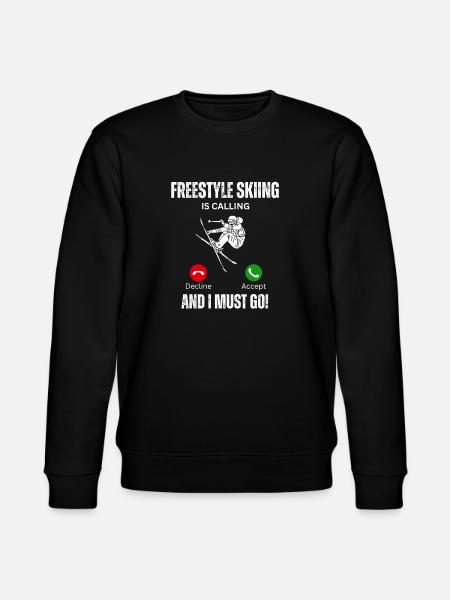 Freestyle-Ski-Berufung - Stanley/Stella Unisex Bio-Sweatshirt CHANGER - Schwarz
