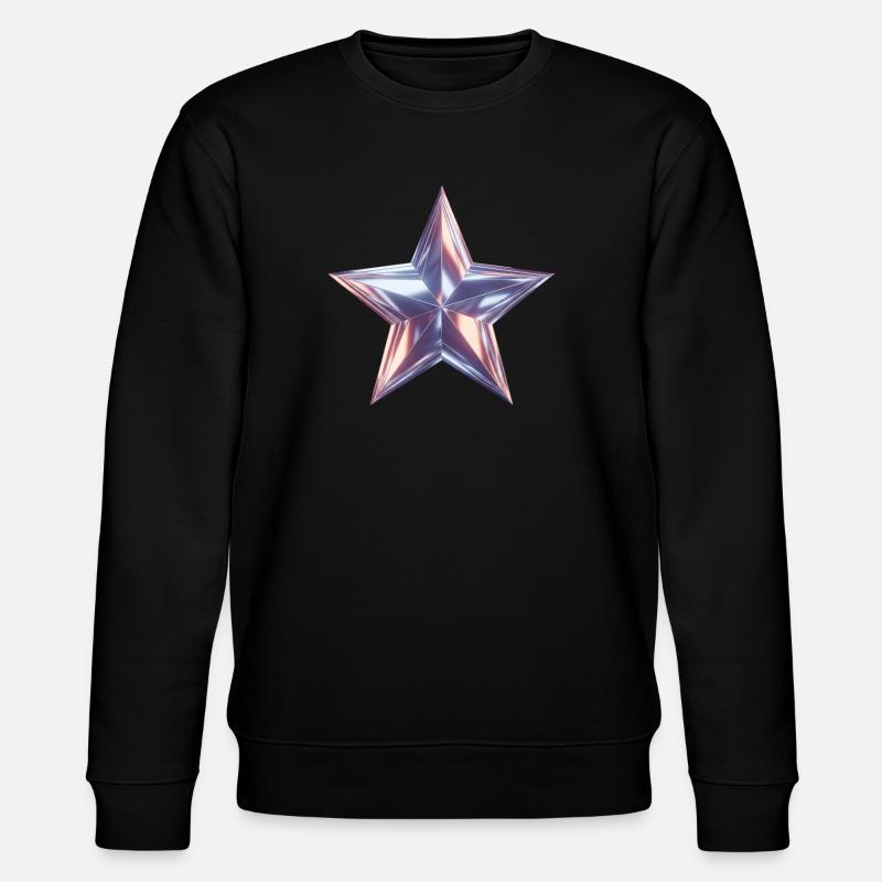 Étoile Métallique Lumière Violette - Sweat bio CHANGER Stanley/Stella Unisexe - noir