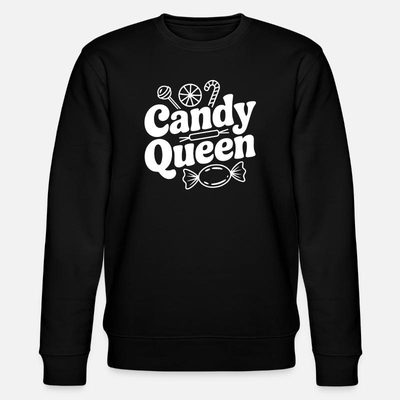 Candy Queen - Stanley/Stella Unisex Bio-Sweatshirt CHANGER  - Schwarz