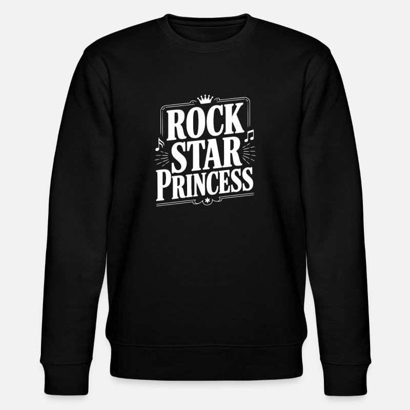 Rock Star Princess - Stanley/Stella Unisex Bio-Sweatshirt CHANGER - Schwarz