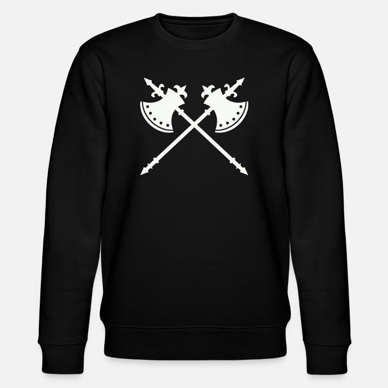 Axe de guerre de croisement - Sweat bio CHANGER Stanley/Stella Unisexe - noir