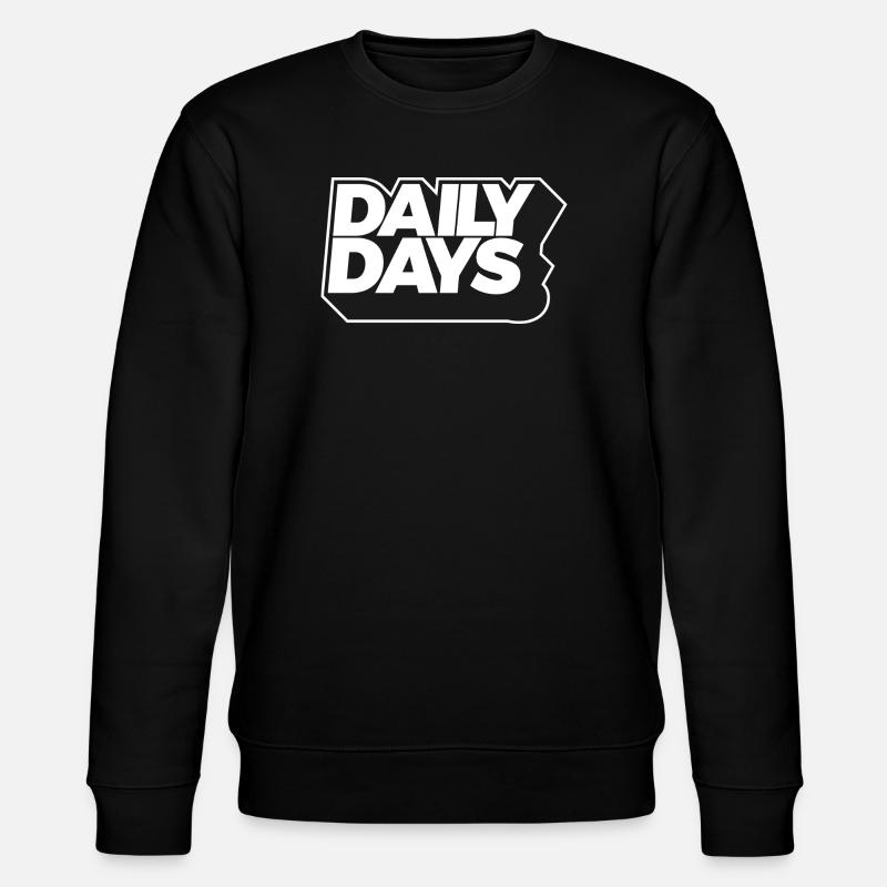 Daily Days Logo Noir Audacieux - Sweat bio CHANGER Stanley/Stella Unisexe - noir