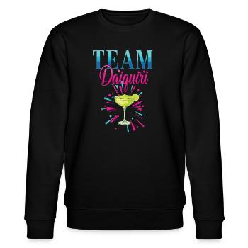 Équipe de cocktails de soirée de jeune fille Daiquiri - Sweat bio CHANGER Stanley/Stella Unisexe - noir - Devant - Nik (191cm) & Marisol (170cm)