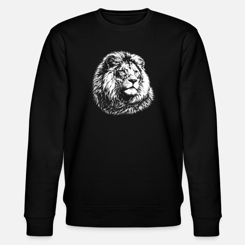 Leo – graphismes réalistes en noir et blanc - Sweat bio CHANGER Stanley/Stella Unisexe - noir