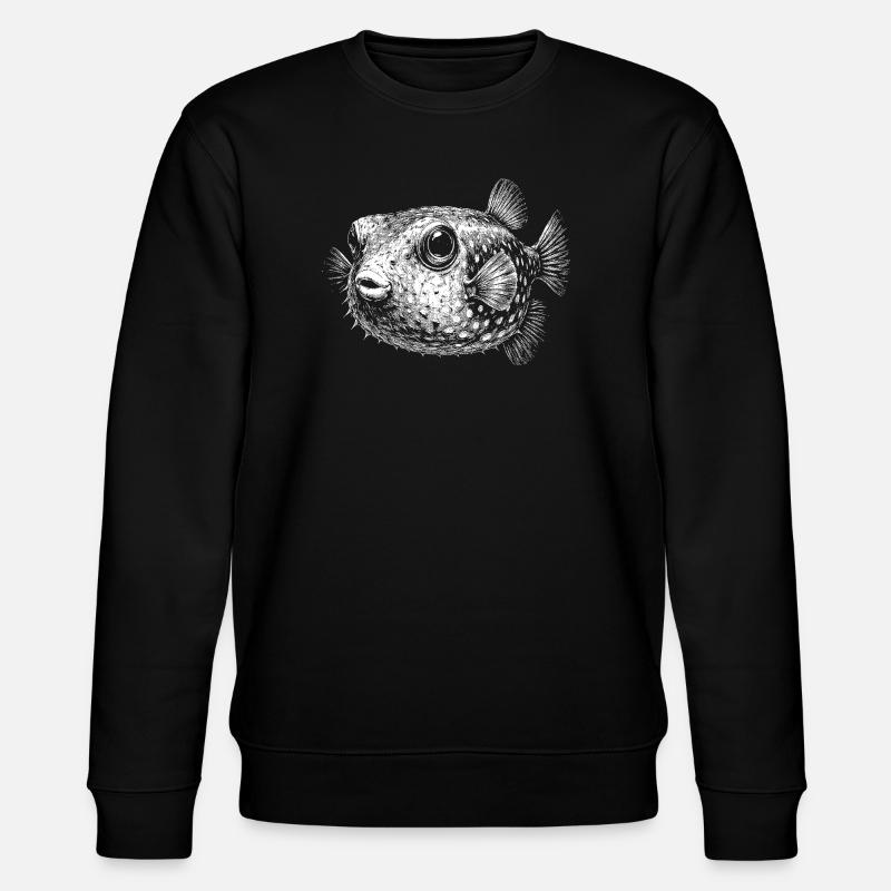 Poisson-globe - Sweat bio CHANGER Stanley/Stella Unisexe - noir