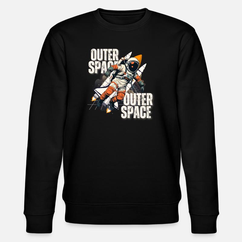 Astronaute en saut de fusée - Sweat bio CHANGER Stanley/Stella Unisexe - noir