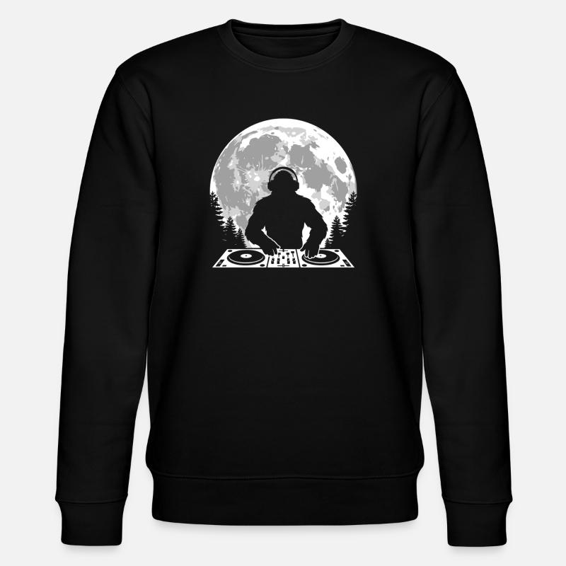 Bigfoot DJ Mond - Stanley/Stella Unisex Bio-Sweatshirt CHANGER - Schwarz