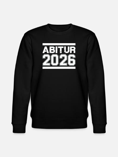 Abitur 2026 - Stanley/Stella CHANGER Unisex Organic Sweatshirt - black