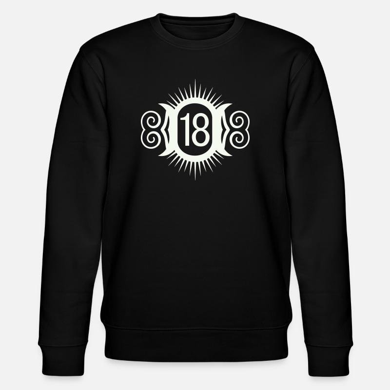 18 - Stanley/Stella CHANGER Unisex Organic Sweatshirt - black