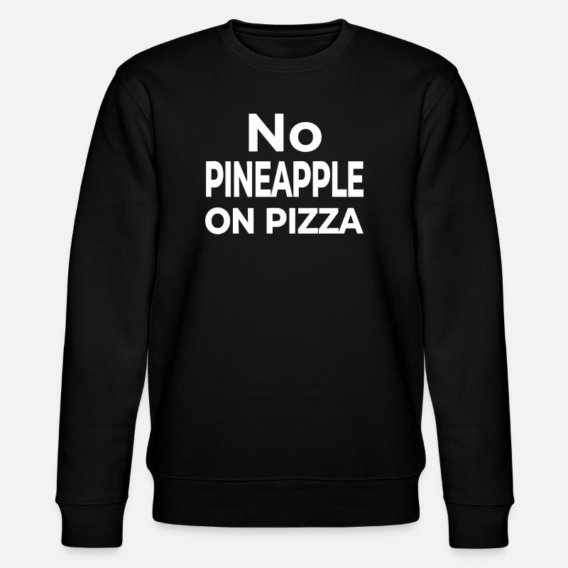 Pizza - Stanley/Stella Unisex Bio-Sweatshirt CHANGER  - Schwarz