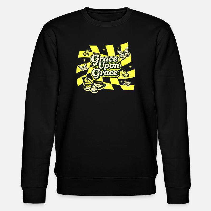 Jesus Christlicher Religiöser Anbeter Glaube - Stanley/Stella Unisex Bio-Sweatshirt CHANGER  - Schwarz