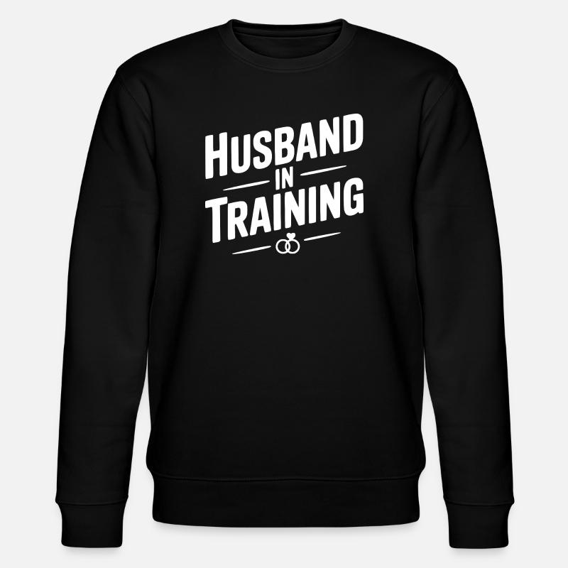 Husband in Training - Stanley/Stella CHANGER Unisex Organic Sweatshirt - black