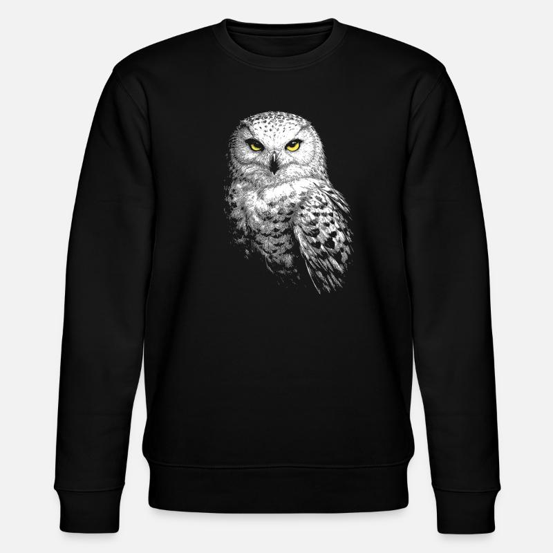 Harfang des neiges - Sweat bio CHANGER Stanley/Stella Unisexe - noir