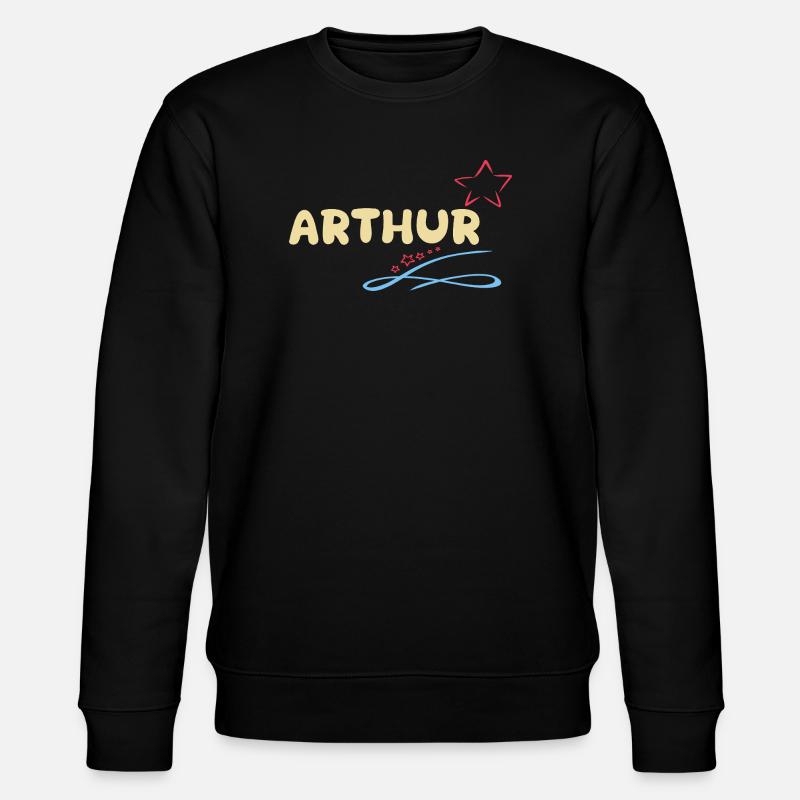 Arthur - Stanley/Stella Unisex Bio-Sweatshirt CHANGER  - Schwarz