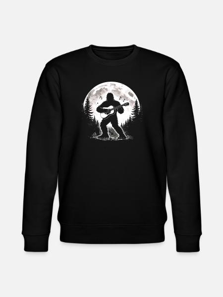 Bigfoot Gitarrist - Stanley/Stella Unisex Bio-Sweatshirt CHANGER - Schwarz