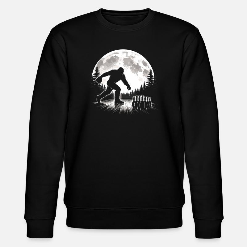 Bigfoot Bowling - Stanley/Stella Unisex Bio-Sweatshirt CHANGER  - Schwarz